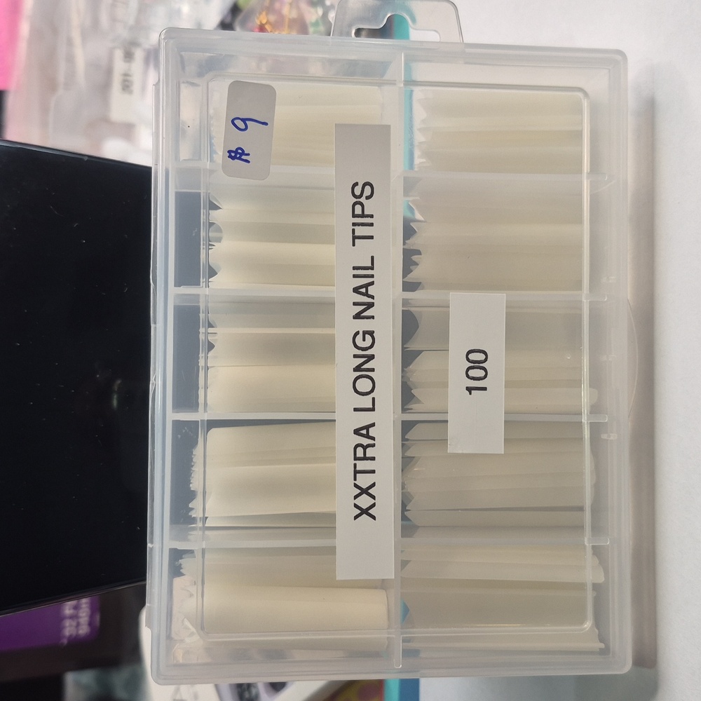XTRA Long Curved Nail Tips